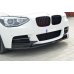 Накладка сплиттер на передний бампер на BMW 1 F20 M-Power